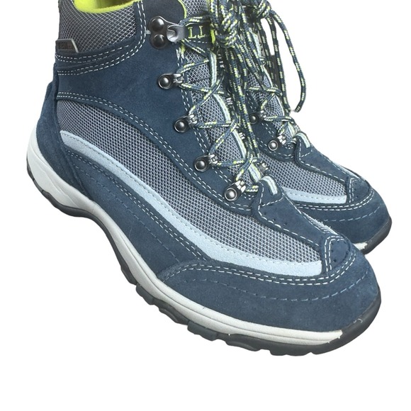 LL Bean Women's‎ TEK 2.5 Boots 258269 Primaloft Blue Hiking Waterproof Sz 7 Med - Picture 13 of 15